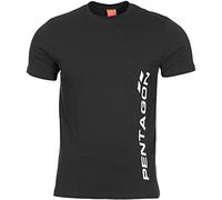 Pentagon Hombres Ageron T-Shirt Pentagon Vertical Negro tamaño M