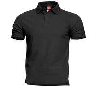 Pentagon Hombres Aniketos Polo T-Shirt Negro Tamano S