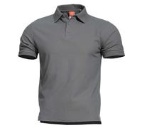 Pentagon Hombres Aniketos Polo T-Shirt Wolf Gris Tamano L