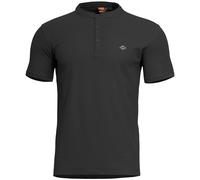 Pentagon Levantes Henley Camiseta Hombre Gimnasio Blusa Deporte Correr Negro
