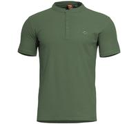 Pentagon Levantes Henley Camiseta Hombre Gimnasio Blusa Táctico Polo Camo Green