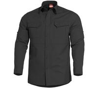 Pentagon Plato Táctico Camisa Hombre Manga Larga Militar Combate Airsoft Negro