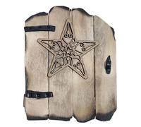 Pentagram Miniature Tree Door Outdoor Decoration Fairy Garden Accessor