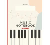 Pentagram Music Notebook A4 by D.ROSSO