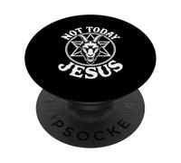 Pentagrama de Cabra Atea Anti religión Humor satánico PopSockets PopGrip Adhesivo
