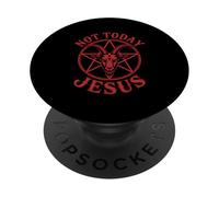 Pentagrama de Cabra Atea Anti religión Humor satánico PopSockets PopGrip Adhesivo