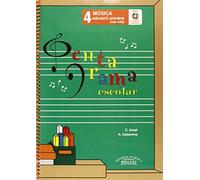 PENTAGRAMA ESCOLAR | Vol. 4 Educació Primària | Cicle mitjà | Llibre en Català | Libro del alumno | Incluye CD | Incluye cuaderno de ejercicios (Reg. B.3527)