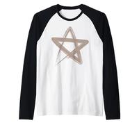 Pentagrama Mente sobre Materia Wicca Esoterismo Brujería Camiseta Manga Raglan