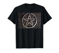 Pentagrama Wicca Mente sobre Materia Brujería Esoterismo Camiseta