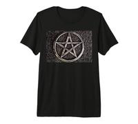 Pentagrama Wicca Mente sobre Materia Brujería Esoterismo Camiseta Premium