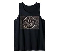 Pentagrama Wicca Mente sobre Materia Brujería Esoterismo Camiseta sin Mangas