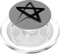Pentagrama Wicca Mente sobre Materia Brujería Gótica PopSockets PopGrip para MagSafe