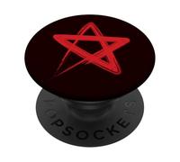 Pentagrama Wicca Mente sobre Materia Esoterismo Brujería PopSockets PopGrip Adhesivo