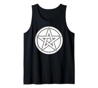 Pentagrama Wicca Mente sobre Materia Gótica Brujería Camiseta sin Mangas
