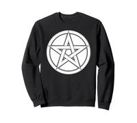 Pentagrama Wicca Mente sobre Materia Gótica Brujería Sudadera