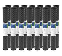 Pentair Pentek C1 Filtro de agua de carbono, 10 pulgadas, cartucho de repuesto de celulosa impregnada de carbono activado en polvo para debajo del fregadero, 10 x 2.5 pulgadas, 5 micrones