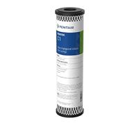 Pentair Pentek C1 filtro de agua de carbono, 25,4 cm (25,4 x 6,3 cm), filtro de cartucho de carbón activado de doble propósito, 25,4 cm x 6,3 cm, 5 micrones