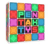 Pentaktys - Juego de Mesa de Estrategia para 2 - Partidas Rápidas para Adultos y niños 6 años - Tablero Modular para partidas Distintas Cada Vez - Ajedrez Muy Fácil Parejas