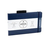 Pentalic Aqua Diario de Acuarela, Algodón, Azul, 5-Inch x 8-Inch, 48 Page Journal