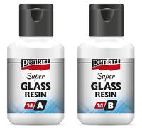 Pentart Resina Super Glass 2 x 40 ml, Various, 3,5 cm12 cm14,5 cm