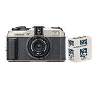 Pentax 17 + paquete doble Ilford FP 4 Plus 125 135/36 blanco y negro