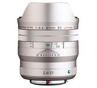 HD PENTAX-D FA 21mmF2.4ED Limited DC WR Silver Lente Ultra Gran Angular de una Sola Prima [para Usar con Lente réflex Digital de Marco Completo, Barril de Lente de Aluminio mecanizado]
