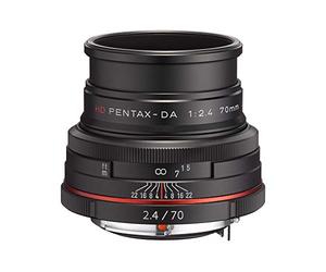 Pentax DA 70 mm F2.4 AL LTD HD - Objetivo para cámaras réflex Pentax Bayoneta K, Negro