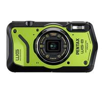 PENTAX WG-8 - Cámara de aventura verde para todo tipo de clima, con excelente rendimiento impermeable, a prueba de polvo, resistente a los golpes, anillo de luz multiaplicación para fotografía macro y