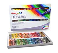 Pentel 100526 - Juego de ceras pastel al aceite (50 unidades), multicolor