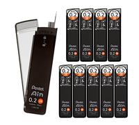 Pentel Ain Lead Refill • 0,2 mm • 2B • Caja de 10