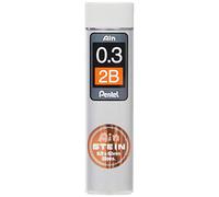Pentel Ain Stein Mecánico Recarga Cables - 0.3mm-2B-1 Tubo de 15 Cables