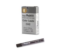 Pentel Arts 8 Colour Pencil Lead Refill, Brown, 24 Pieces of Lead (CH2-E) by Pentel