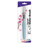 Pentel Arts Aquash - Cepillo de agua, punta fina, color blanco