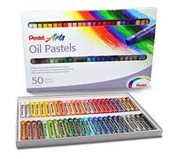 Pentel Arts PHN-50U - Pack de 50 pasteles de aceite, multicolor