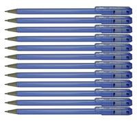 Pentel BK77AB Superb Antibacterial+ Bolígrafo antibacteriano conforme a las normativas europeas, 0,7 mm, azul, 12 unidades