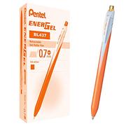 Pentel BL437 Energel Slim Roller 0,7 mm, naranja 12 unidades