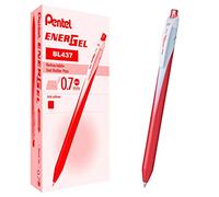 Pentel BL437 Energel Slim Roller 0,7 mm, rojo, 12 unidades