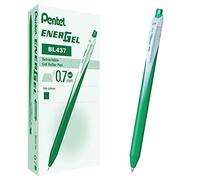 Pentel BL437 Energel Slim Roller 0,7 mm, verde, 12 unidades