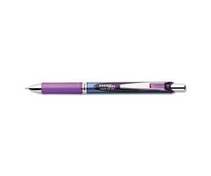 Pentel BLN75 VX-Gel Rollerball EnerGel con mecanismo de pulsador y punta de la aguja, 1 pieza, 0.25mm