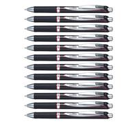 Pentel BLP77 EnerGel 0.7mm Retractable Permanent Gel Pen Bulk Pack (12pcs) - Red Ink