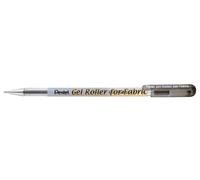Pentel BN15-AO Bolígrafo tipo roller de tinta de gel, para telas, con punta anch