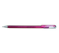 Pentel - Bolígrafo Dual Metallic de tinta de gel, Rosa, Pack de 12