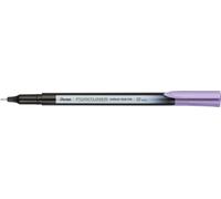 Pentel Bolígrafo S40 Pointliner, tinta de tinte de color, línea de 0.4 mm, tinta lavanda (un bolígrafo)