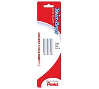 Pentel Borradores de recambio Twist-Erase, cantidad 1, paquete de 3