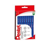 Pentel BX440 Feel-it Wow - Bolígrafo retráctil de 1,0 mm, 8 unidades, color azul