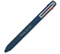 Pentel BXC470-DC - Bolígrafo iZee de 4 colores (negro/rojo/azul/verde) a través de pulsadores laterales en color de tinta, grosor de trazo de 0,5 mm, recargable, 1 unidad