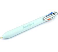 Pentel BXC470-LC - Bolígrafo de 4 colores (naranja, azul claro, rosa/violeta) con pulsadores laterales en color de escritura, 0,5 mm de grosor de trazo, rellenable, 1 unidad