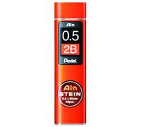 Pentel C275-2BO Ain Stein - Minas para portaminas (0.5 x 60 mm, dureza 2B, 40 un