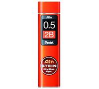 Pentel C275-2BO Ain Stein - Minas para portaminas (0.5 x 60 mm, dureza 2B, 40 unidades)