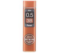 Pentel C275- Recambios para lápiz portaminas 0,5 x 60 mm, Härtegrad: 3B
